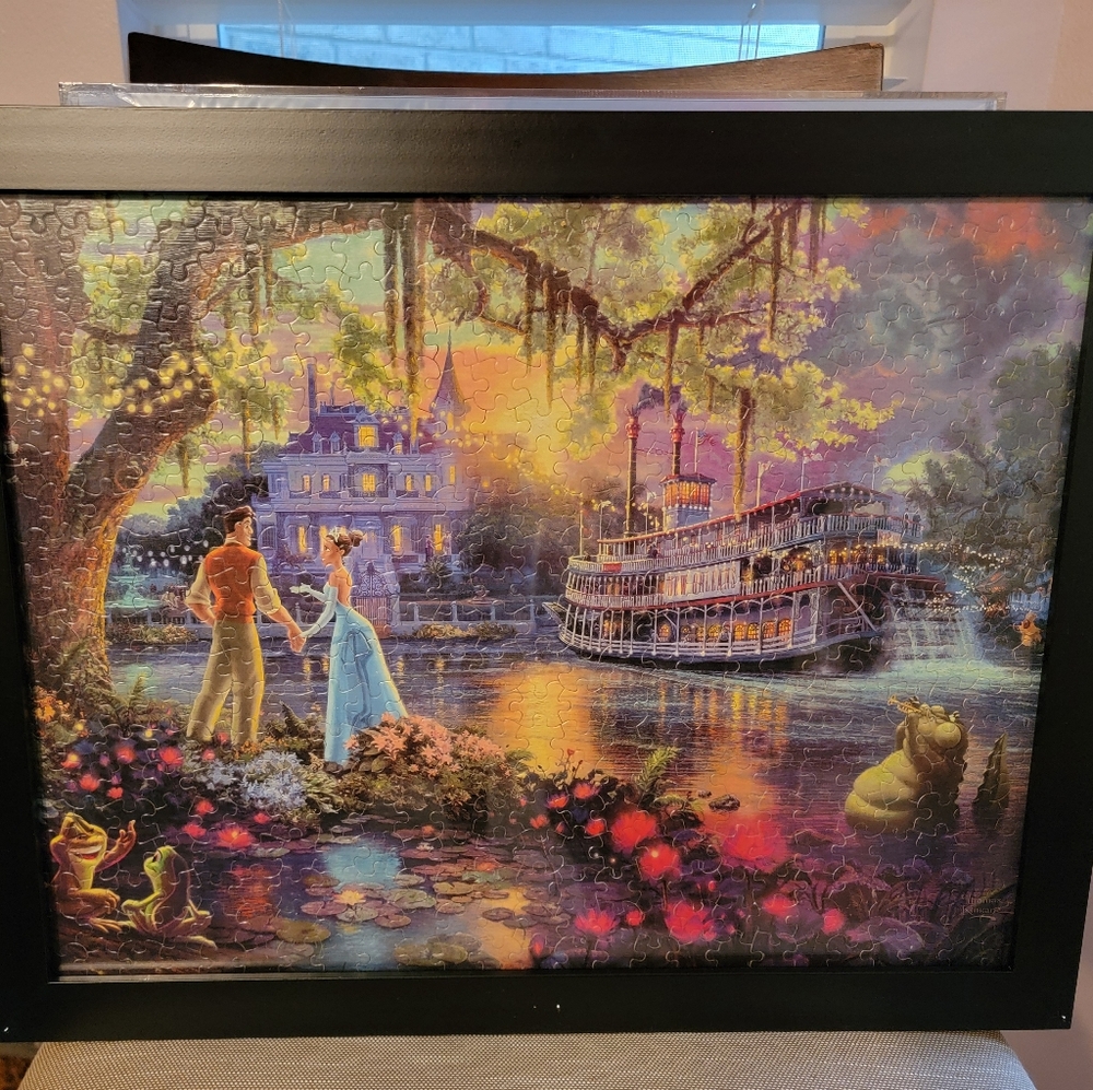 Framed Disney Princess Puzzle Art